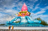 De lotustempel bij Phon Phisai in Noord Thailand - 2