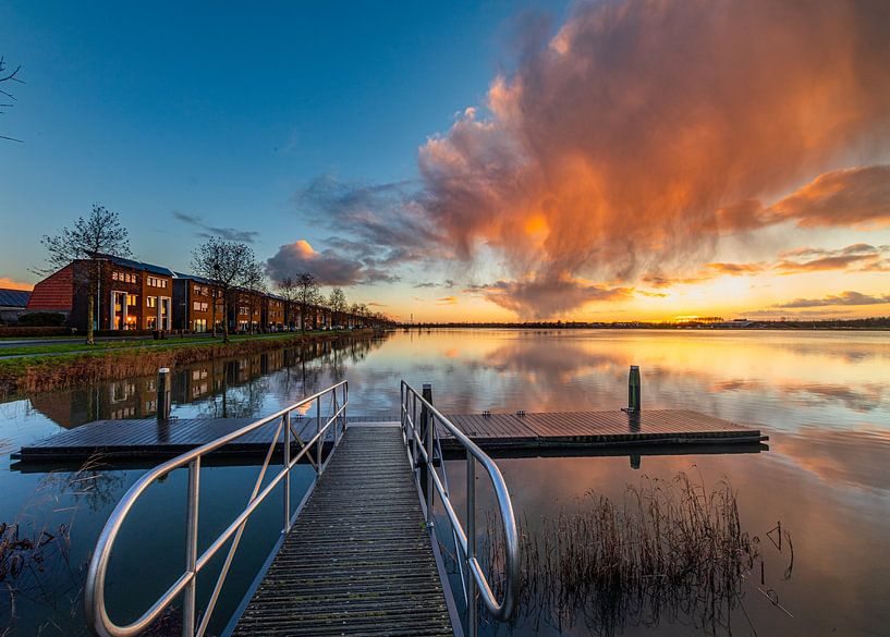 Clouds reflection at City of Sun by peterheinspictures