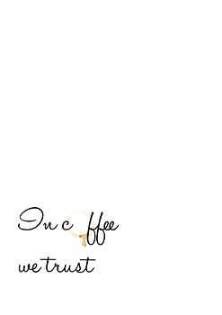 Dans le café, nous avons confiance
