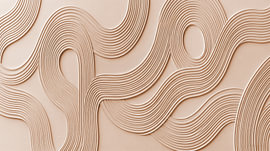 Japandi-Relief – Rhythmus der Linien von AidasignArt