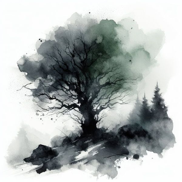 Der Baum-17 von Subkhan Khamidi