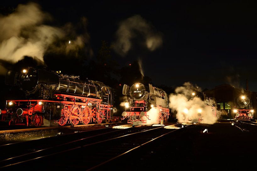 Locomotive à vapeur Rotterdam par Annemarie Goudswaard