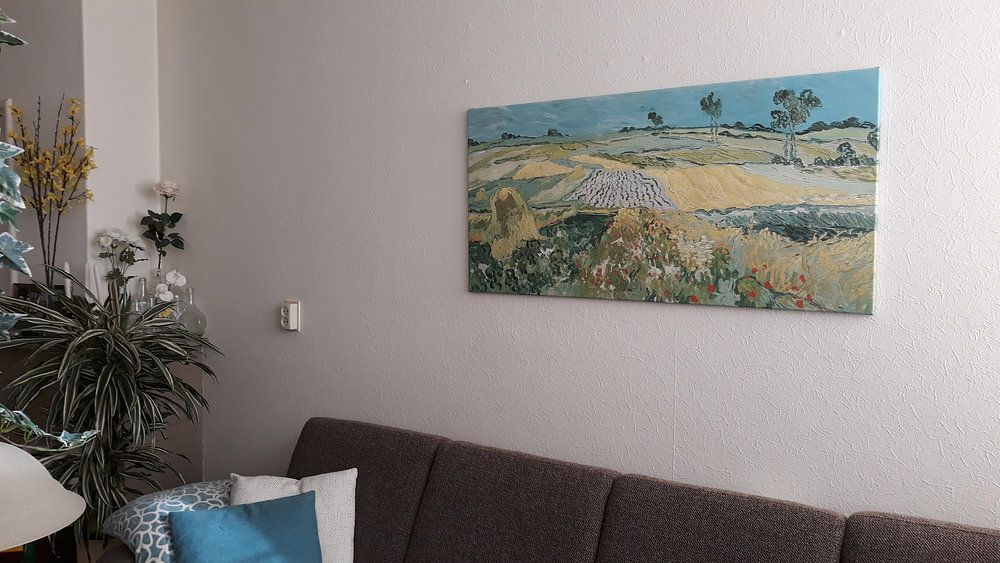 De vlakte van Auvers, Vincent van Gogh 