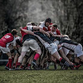 Rugby "Das Gedränge" von Tejo Coen