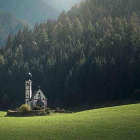 San Giovanni of St Johann in Ranui kapel, Funes vallei, Dolomit van Stefano Orazzini