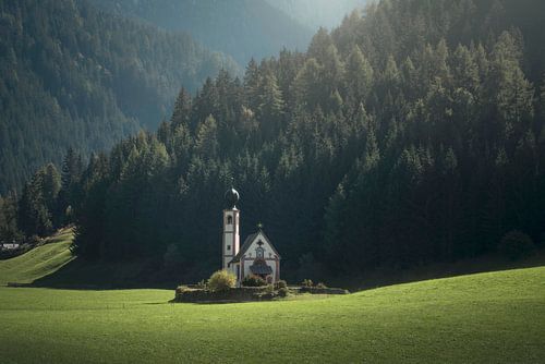 Chapelle San Giovanni ou St Johann in Ranui, Vallée de Funes, Dolomit