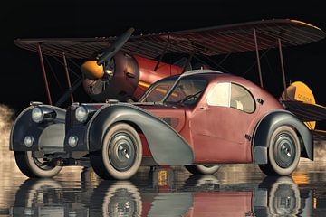 Bugatti 57-SC Atlantic - De meest legendarische van alle auto's van Jan Keteleer
