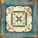 Marokkaanse tegels Blue XII, Cleonique Hilsaca van Wild Apple thumbnail