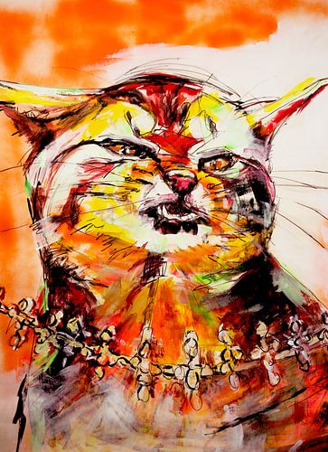 Le chat est en colère