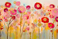 Mohnblumen Boho Chic