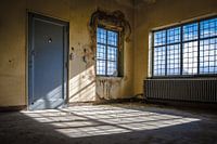 Light in an abandoned building