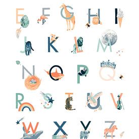 Alphabet Poster by Goed Blauw