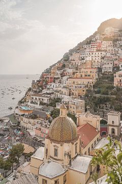 Uitzicht In Positano Aan De Amalfi Kust - Italië Reisfotografie van Henrike Schenk