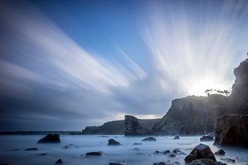 Zonsopkomst op Playa de Portizuelo van Arina Keijzer