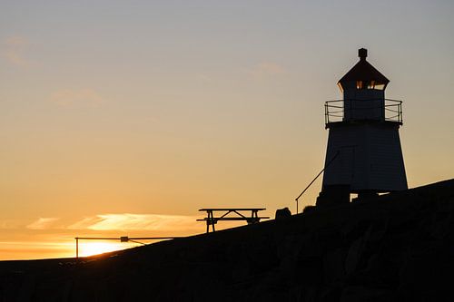 Avondsfeer in Laukvik