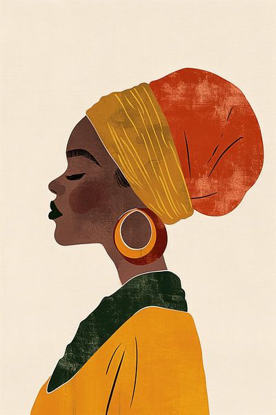 Elegant and Abstract: In Thought by Steinfox Art