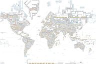 Wereldkaart Typografie, Tendency van MAPOM Geoatlas thumbnail