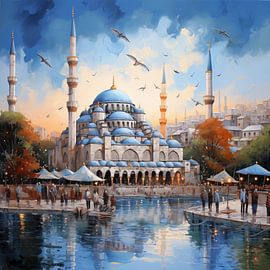 Istanbul mosque by TheXclusive Art