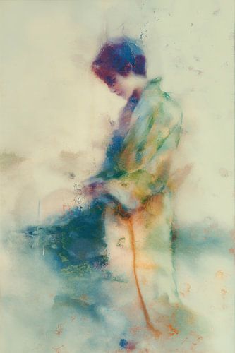 Watercolor Portrait, Transparency no. 8