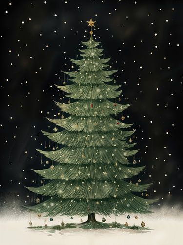 Christmas Tree Snowfall