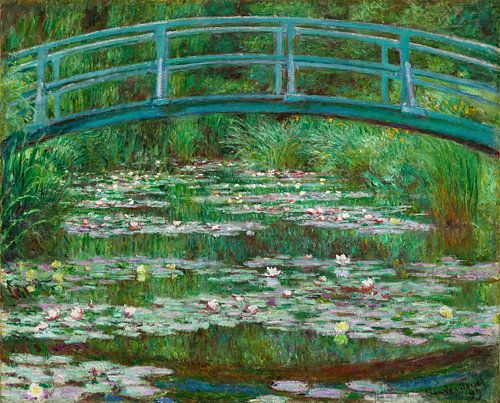 The Japanese Footbridge, Claude Monet