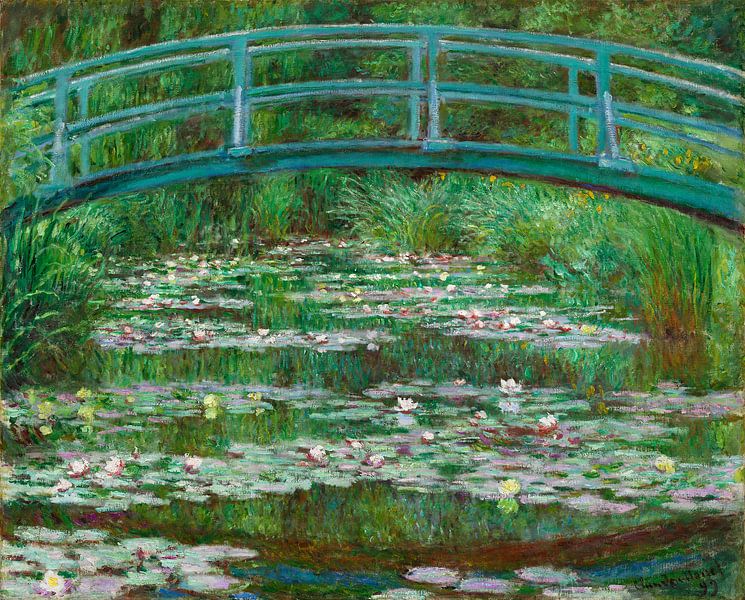 Die japanische Brücke, Claude Monet von Liszt Collection