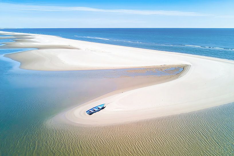 Boat in the Wadden Sea-03 by Rautenberg Digital Art Maritim