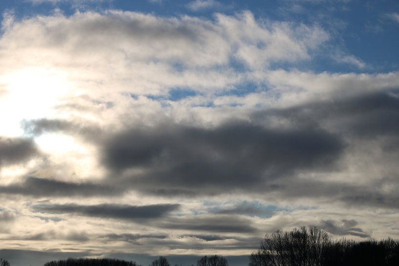 Light and dark clouds by Rosalie Broerze