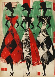 Femmes à chapeau