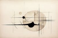Abstract, minimalisme, zwart-wit