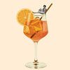 Spritz O'Clock Aperol Spritz Poster van MDRN HOME