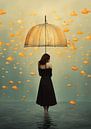 Golden rain by Mirjam Duizendstra thumbnail