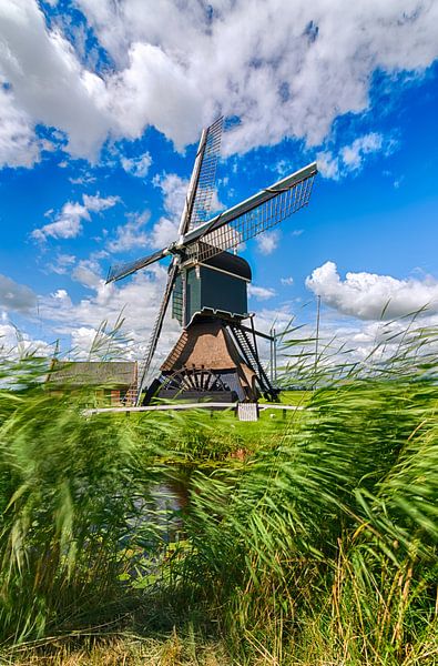Wipwater mill 'Bonrepas' on the Vlist near Gouda by Remco-Daniël Gielen Photography