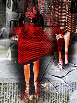 The red skirt by Gabi Hampe