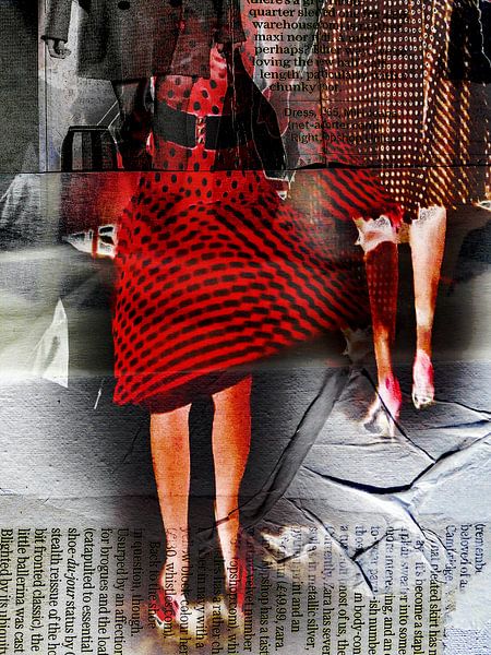 La jupe rouge par Gabi Hampe