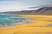 Wide beach landscape