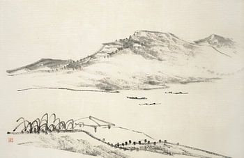 Hine Taizan - motief uit "Album met vijftien inktschilderijen"