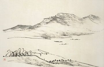 Hine Taizan - motief uit "Album met vijftien inktschilderijen" van Peter Balan