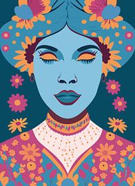 Blumen Frau II von Gypsy Galleria