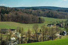 Paysage dans l'Erzgebirge sur Johnny Flash