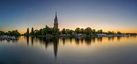 Potsdam Skyline an der Havel im Sonnenuntergang von Frank Herrmann Miniaturansicht