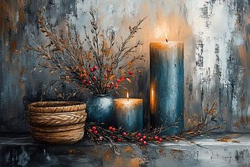 Kerstkaarsen | Kaarsglans Kerst van Kunst Kriebels
