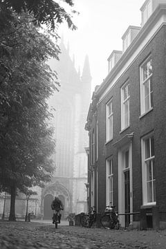 Hooglandse Kerkgracht dans toute sa splendeur, Leyde sur photobytommie