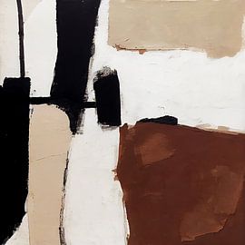 Rustikale Harmonie Erdige Muster in Braun- und Beigetönen