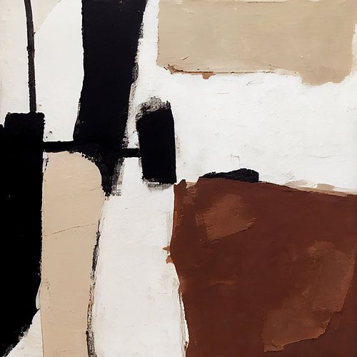 Harmonie rustique Motifs terreux dans les tons bruns et beiges