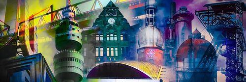 Collage Dortmund van KuLeArt