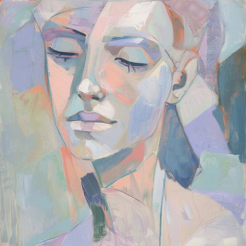Abstracte vrouw