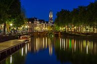 Oudegracht, Zandbrug et tour Dom à Utrecht en soirée - 4 par Tux Photography Aperçu