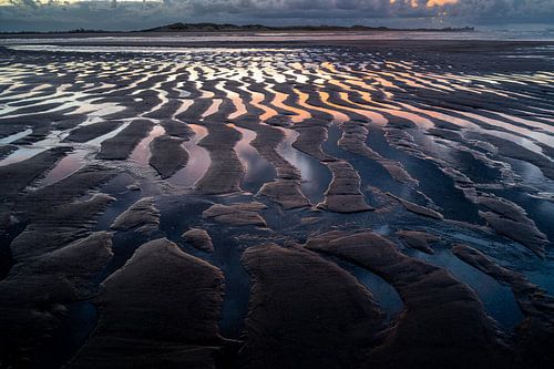 Zonsondergang op het Zwin van Kees Kroon