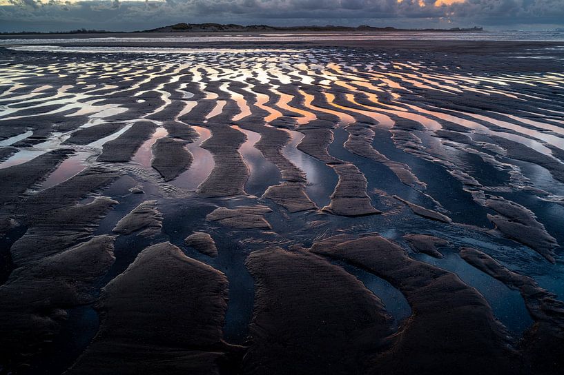 Sunset on the Zwin by Kees Kroon